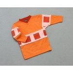 Kid's ???? Long Sleeve V-Neck Orange